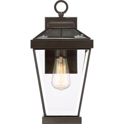Quoizel - Vägglampa för utomhusbruk RAVINE 1xE27/60W/230V IP44 brun