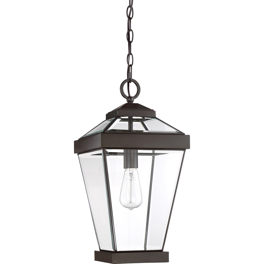Quoizel - Utomhus ljuskrona på kedja RAVINE 1xE27/60W/230V IP23 brun