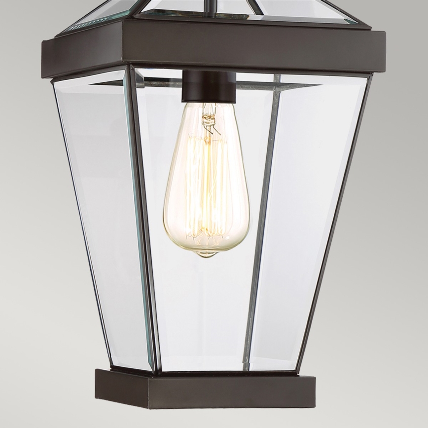 Quoizel - Utomhus ljuskrona på kedja RAVINE 1xE27/60W/230V IP23 brun