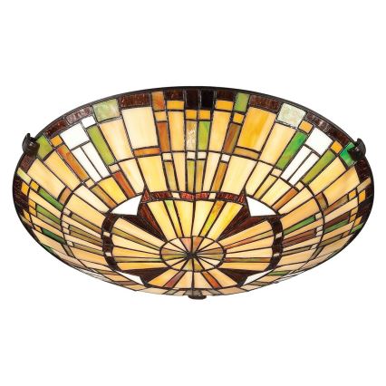 Quoizel - Taklampa REED 2xE27/60W/230V diameter 42 cm