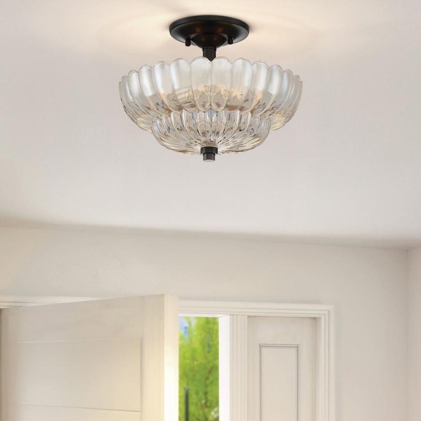 Quoizel - Taklampa WHITECAP 3xE14/40W/230V diameter 29,7 cm
