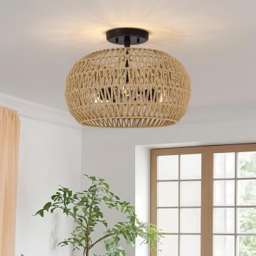 Quoizel - Taklampa CASABLANCA 3xE27/60W/230V brun