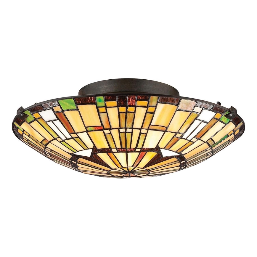 Quoizel - Taklampa REED 2xE27/60W/230V diameter 42 cm