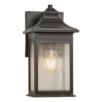 Quoizel - Vägglampa för utomhusbruk LIVINGSTON 1xE27/60W/230V IP44