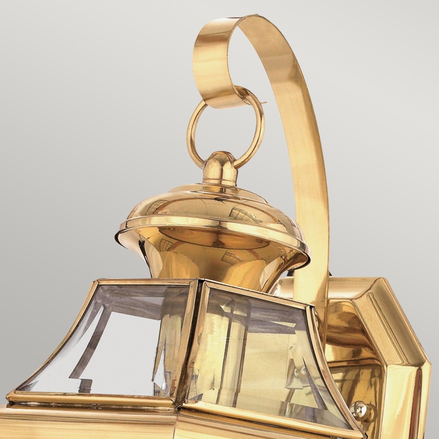 Quoizel - Vägglampa för utomhusbruk MARINE 1xE27/150W/230V IP44 gyllene