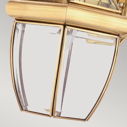Quoizel - Vägglampa för utomhusbruk MARINE 1xE27/150W/230V IP44 gyllene