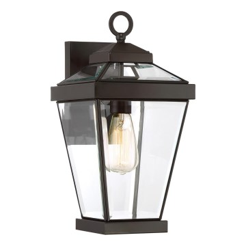 Quoizel - Vägglampa för utomhusbruk RAVINE 1xE27/60W/230V IP44 brun