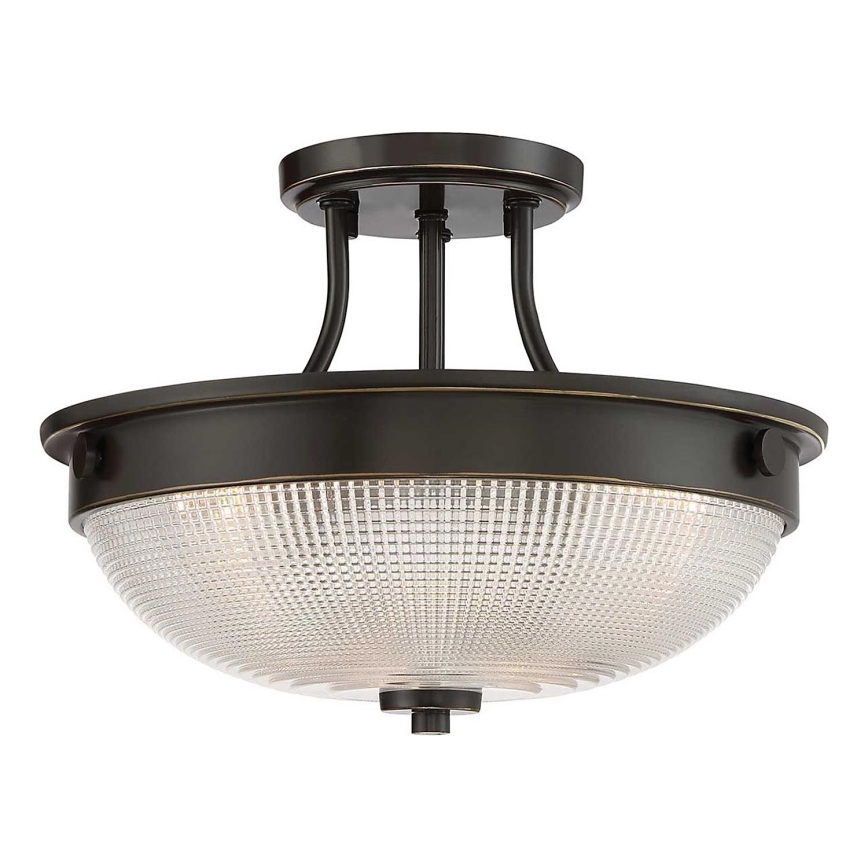 Quoizel - Ytmonterad ljuskrona MANTLE 2xE27/60W/230V brons