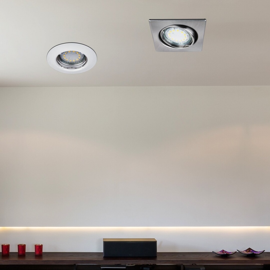 Rabalux - KIT 3xLED Infälld lampa 3xGU10/3W/230V IP40