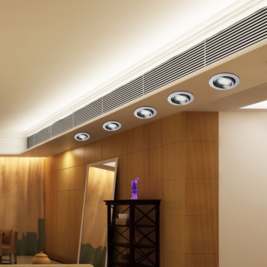 Rabalux - KIT 3xLED Infälld lampa 3xGU10/3W/230V IP40