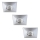 Rabalux 1079 - SET 3xLED Badrum Hängande Takbelysning RANDY 3xLED/4W/230V