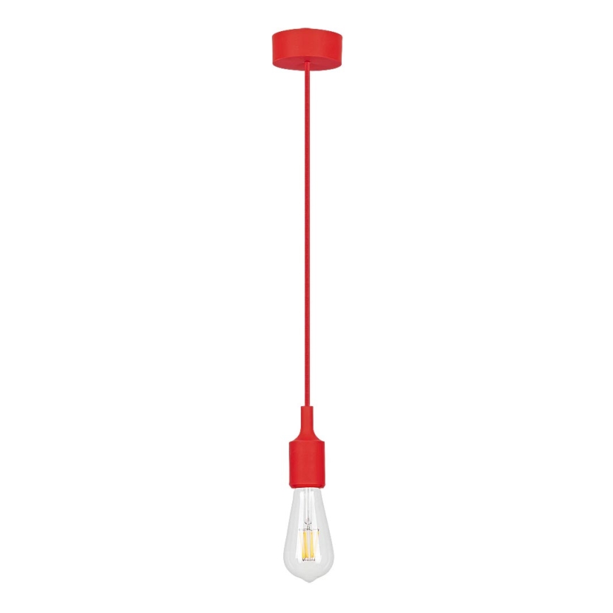 Rabalux 1414 - Hängande lampa ROXY E27/40W röd