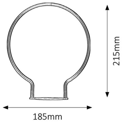 Rabalux 1421 - handle vit ROLLY