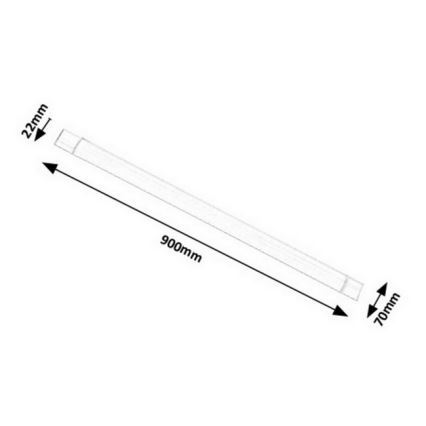Rabalux 1452 - LED köksbelysning bänk BATTEN LED/30W/230V