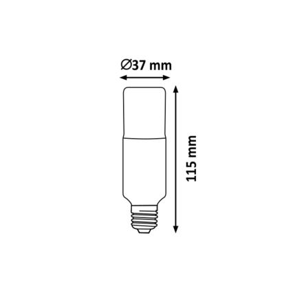 Rabalux - LED glödlampa T37 E27/9W/230V 3000K