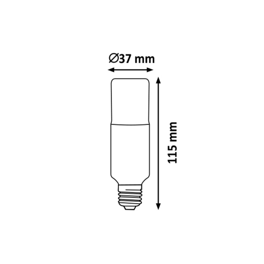 Rabalux - LED glödlampa T37 E27/9W/230V 3000K