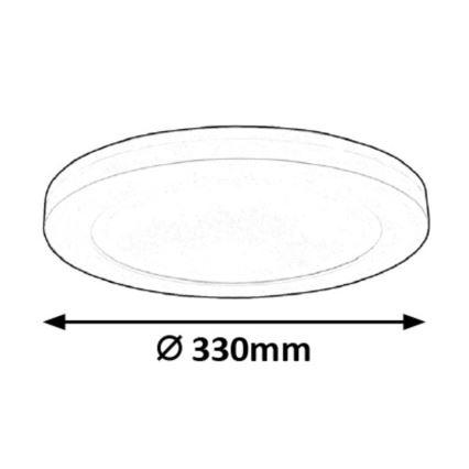 Rabalux - LED taklampa med sensor LED/30W/230V 33 cm