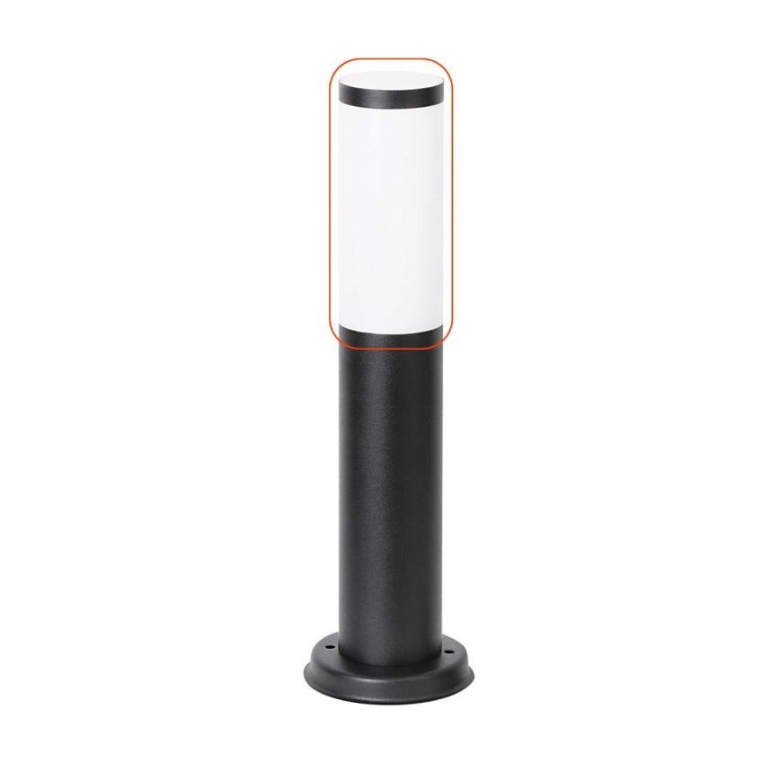 Rabalux 19607 - Ersättningsglas för utomhuslampa BLACK TORCH E27