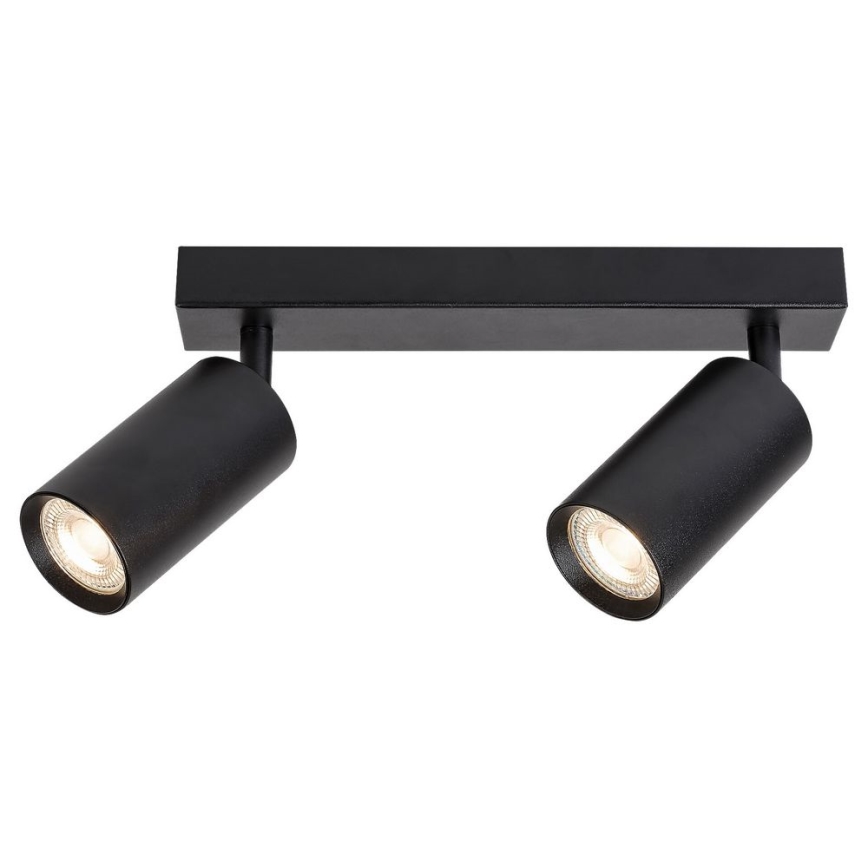 Rabalux - Tak spotlight 2xGU10/25W/230V svart