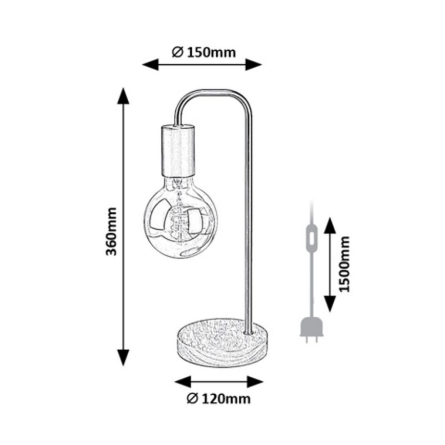 Rabalux - Bordslampa 1xE27/40W/230V