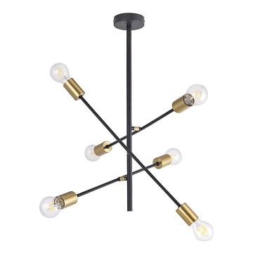Rabalux 2104 - Hängande Ljuskrona LANNY 6xE27/15W/230V