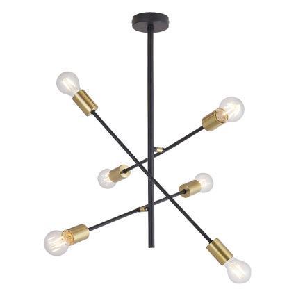 Rabalux 2104 - Hängande Ljuskrona LANNY 6xE27/15W/230V