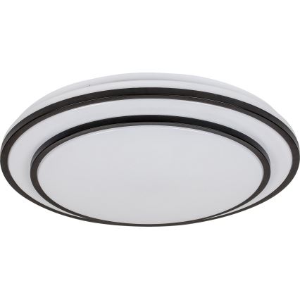 Rabalux - Dimbart LED-takarmatur LED/40W/230V 3000-6500K svart Ø 49 cm + fjärrkontroll