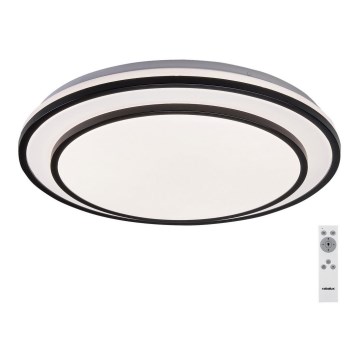 Rabalux 2130 - LED Dimbar taklampa LED/40W/230V svart+ fjärrkontroll