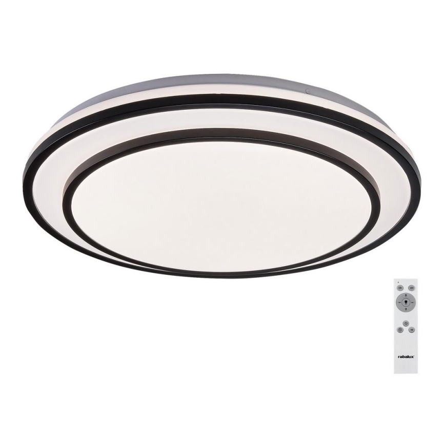 Rabalux 2130 - LED Dimbar taklampa LED/40W/230V svart+ fjärrkontroll