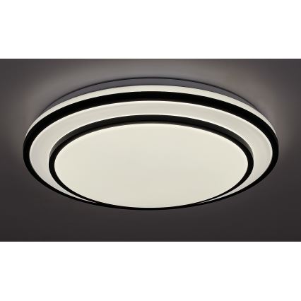Rabalux 2130 - LED Dimbar taklampa LED/40W/230V svart+ fjärrkontroll