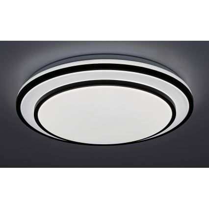 Rabalux 2130 - LED Dimbar taklampa LED/40W/230V svart+ fjärrkontroll