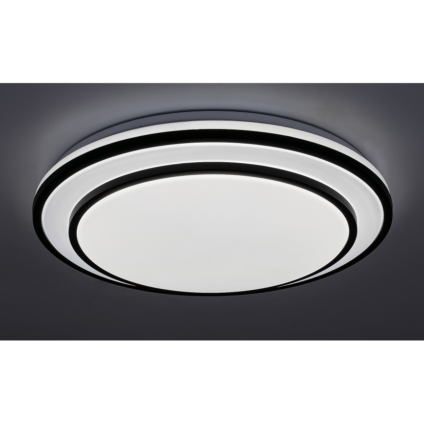 Rabalux 2130 - LED Dimbar taklampa LED/40W/230V svart+ fjärrkontroll