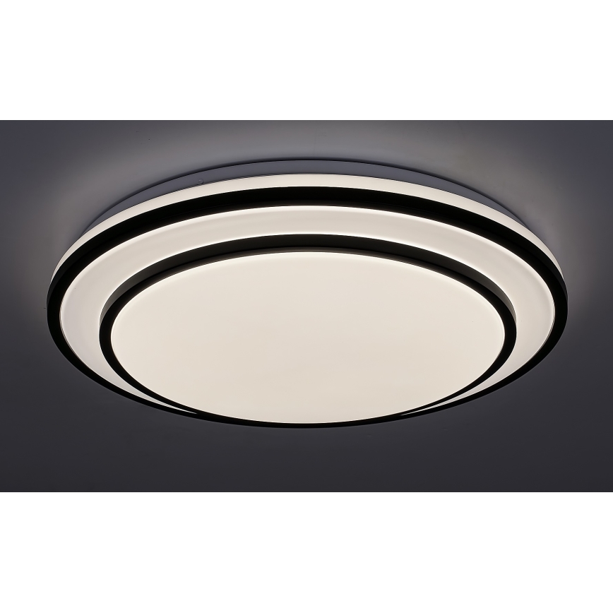 Rabalux 2130 - LED Dimbar taklampa LED/40W/230V svart+ fjärrkontroll