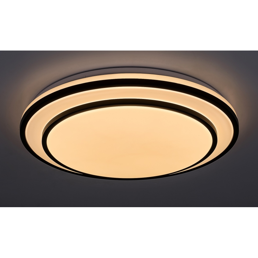 Rabalux 2130 - LED Dimbar taklampa LED/40W/230V svart+ fjärrkontroll