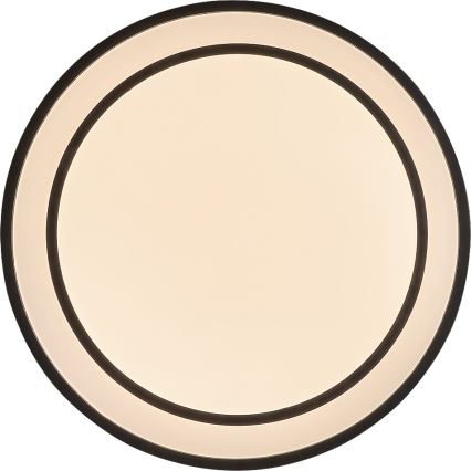 Rabalux 2130 - LED Dimbar taklampa LED/40W/230V svart+ fjärrkontroll