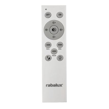 Rabalux 2130 - LED Dimbar taklampa LED/40W/230V svart+ fjärrkontroll