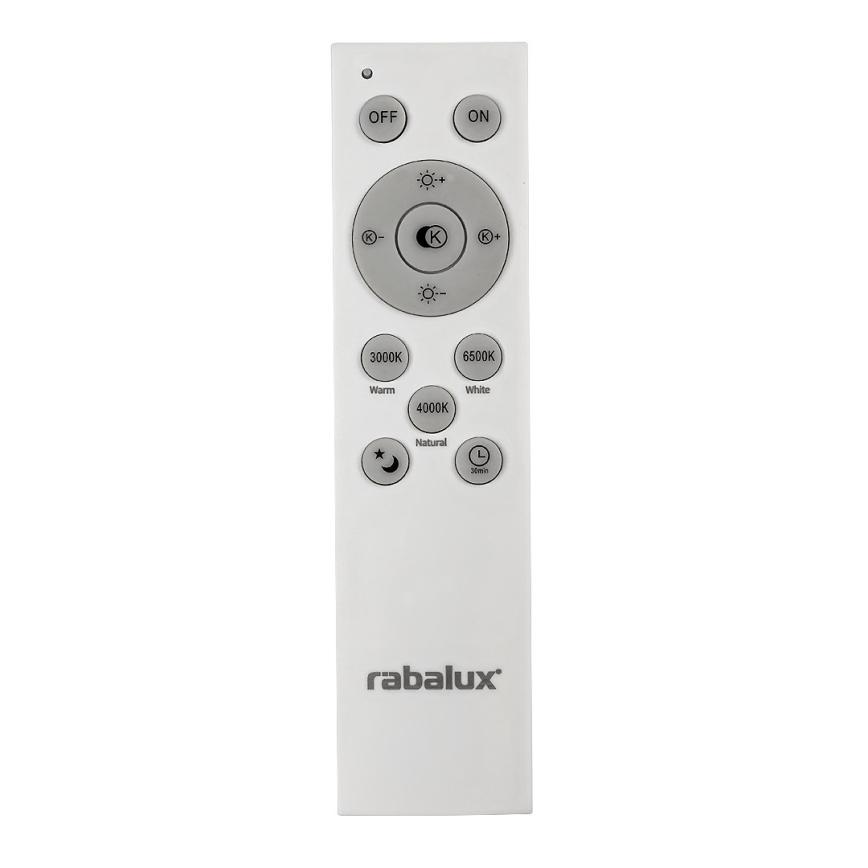 Rabalux 2130 - LED Dimbar taklampa LED/40W/230V svart+ fjärrkontroll