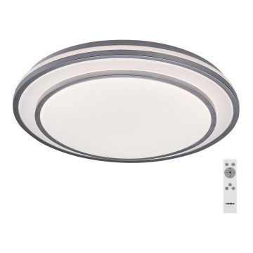 Rabalux 2131 - LED Dimbar taklampa LED/40W/230V silver + fjärrkontroll
