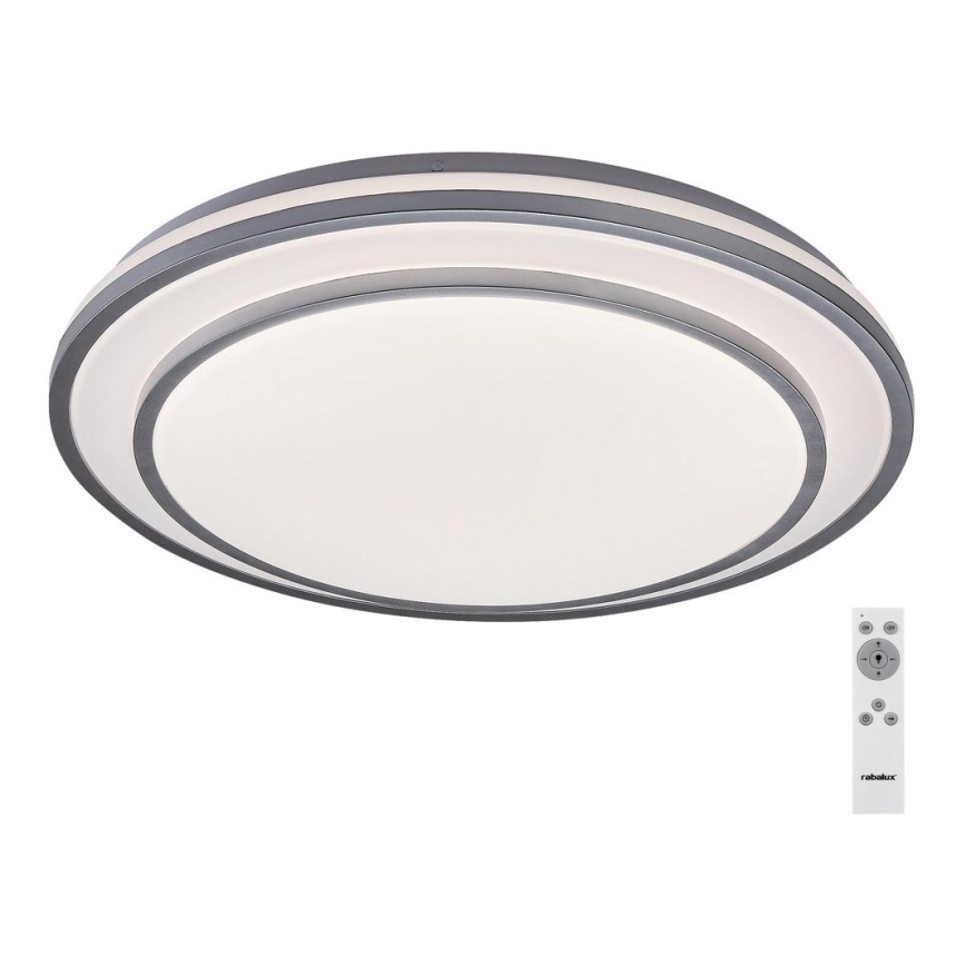 Rabalux 2131 - LED Dimbar taklampa LED/40W/230V silver + fjärrkontroll