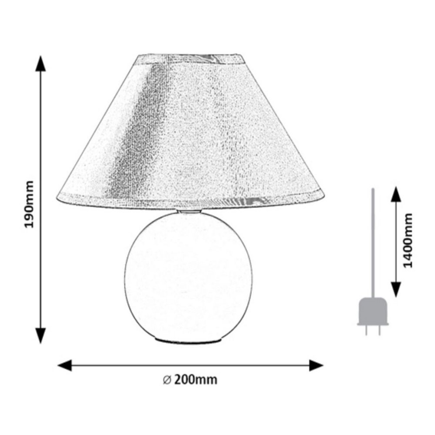 Rabalux  - Bordslampa 1xE14/40W/230V