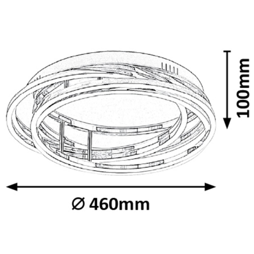 Rabalux 2183 - LED Dimbar Takbelysning SELENA LED/40W/230V diameter 46cm