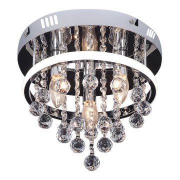 Rabalux 2236 - Ytmonterad kristallkrona LED/20W/230V + 3xE14/40W