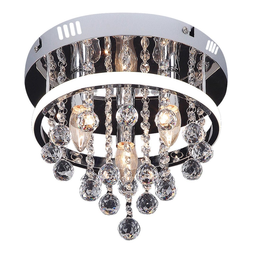 Rabalux 2236 - Ytmonterad kristallkrona LED/20W/230V + 3xE14/40W