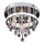 Rabalux 2236 - Ytmonterad kristallkrona LED/20W/230V + 3xE14/40W