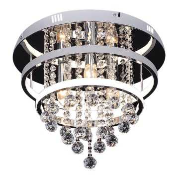 Rabalux 2237 - Kristall ytmonterad ljuskrona LED/32W/230V + 3xE14/40W