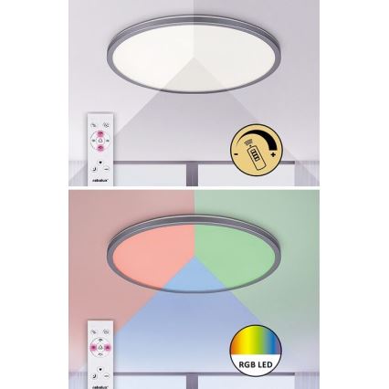Rabalux - LED RGB dimbar taklampa LED/22W/230V Wi-Fi Tuya + fjärrkontroll