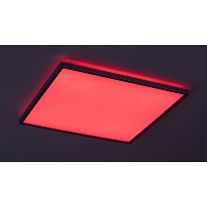 Rabalux - Dimbart LED RGB-takarmatur LED/22W/230V med Wi‑Fi (Tuya) och fjärrkontroll 42x42 cm