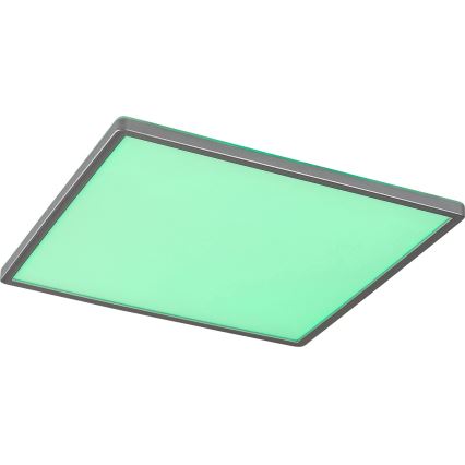 Rabalux - Dimbart LED RGB-takarmatur LED/22W/230V med Wi‑Fi (Tuya) och fjärrkontroll 42x42 cm