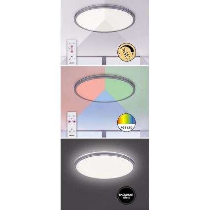 Rabalux - LED RGB dimbar taklampa LED/22W/230V Wi-Fi Tuya + fjärrkontroll