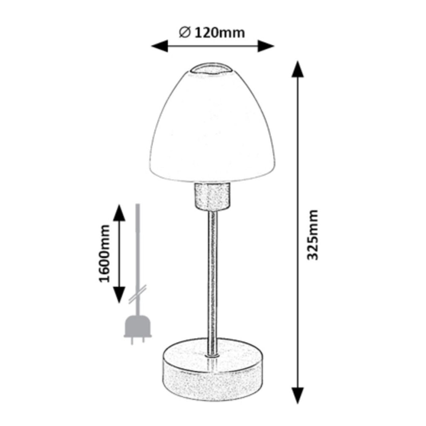 Rabalux - Ljusreglerad bordslampa 1xE14/40W/230V svart
